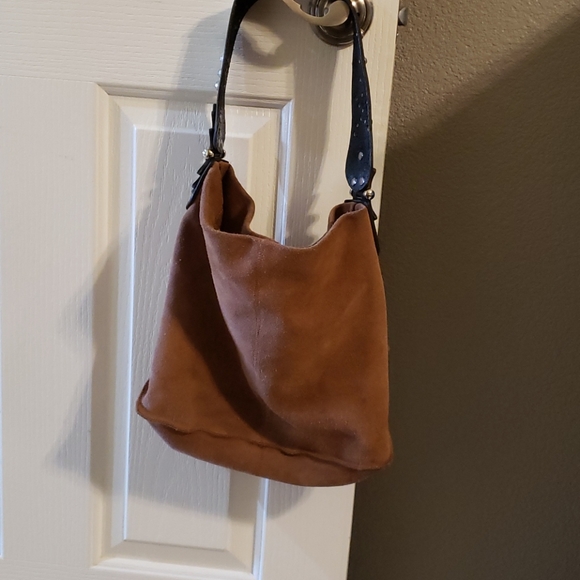 Suede shoulder bag by Wilsons Leather - Picture 2 of 12